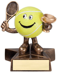 Little Buddy Tennis Resin 4-1/2  - Economical Participant Award!