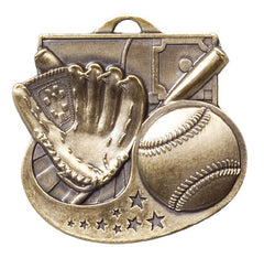 Victory Trophy Medals - Baseball - 2 inch Star Blast sport medals series II