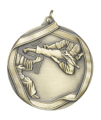 Ribbon Series Sport Medals - 2 1/4 inch  Medal with ribbon  - Karate