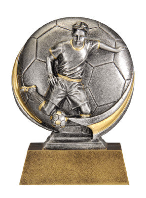 Motion Xtreme Icon Male Soccer 5 inch Resin Sculpture
