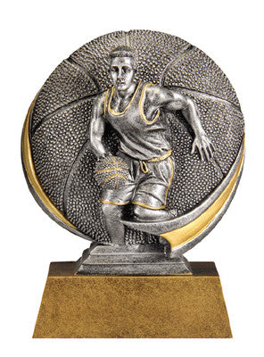 Motion Xtreme Icon Male Basketball 5 inch Resin Sculpture