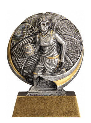 Motion Xtreme Icon Female Basketball 5 inch Resin Sculpture