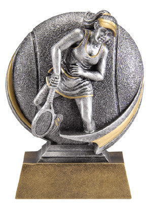 Motion Xtreme Icon Female Tennis 5 inch Resin Sculpture