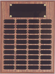 Perpetual 40 Plate Plaque 12 inch x 16 inch  Black or Satin