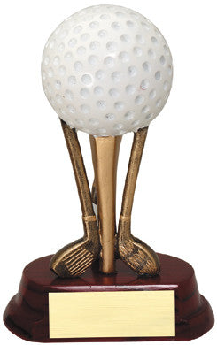 Golf ball on clubs  5 inch, 6 inch or 6-3/4 inch