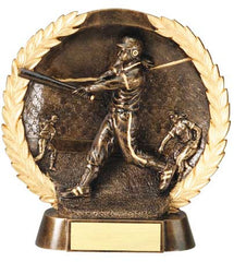 Female Softball High Relief Resin Plate 5-1/2  inch or 7-1/2  inch