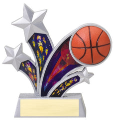 Rising Star Basketball Resin with 3D Motion Panels 6 inch