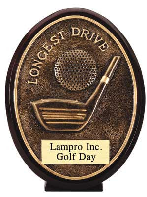 Golf 'Longest Drive' Oval Stand 5 inch