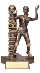 Billboard Series Female Volleyball Resin 6-1/2  or 8-1/2  inch