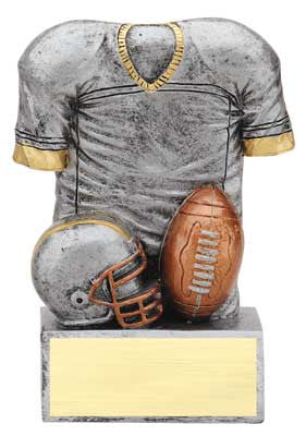 Football Jersey Resin 4-1/2 inch   - Resin 
Stands