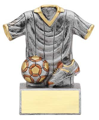 Soccer Jersey Resin 4-1/2 inch  - Resin 
Stands