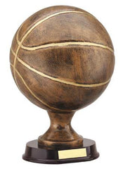 Basketball 12 inch , Bronze with Gold Trim