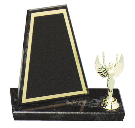 Black Marble Finish Tablet Plaque