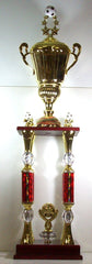4 Post 44 inch Soccer Trophy